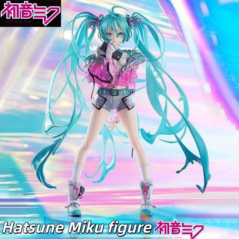 Model Kit Anime Girl - ฟิกเกอร์มิยาญามะ ไม ฮัตสึเนะ มิกุ ทวินเทลส์ ของตกแต่งคอนโซลรถยนต์และของขวัญ