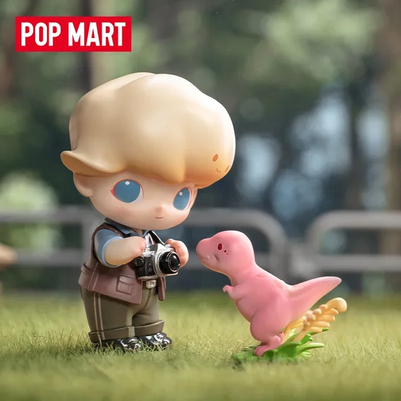 Model Kit Anime Girl - POP MART DIMOO ซีรีส์จูราสสิคเวิลด์ กล่องสุ่มของเล่น ฟิกเกอร์อนิเมะน่ารัก