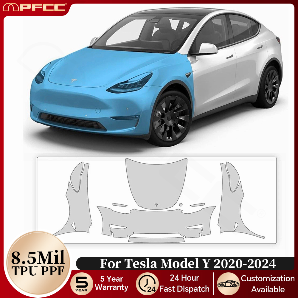 Paint Model Kit - ฟิล์ม PPF สำเร็จรูปสำหรับรถยนต์เทสล่า รุ่น Y ปี