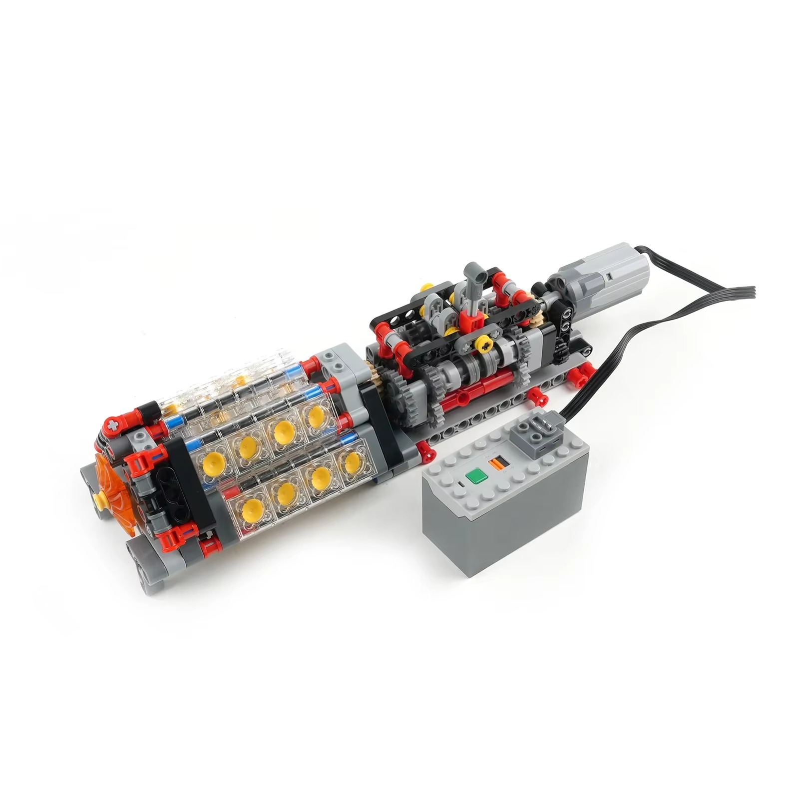 ตัวต่อเลโก้โปร่งใสไฮเทค V16 เค - Model Kit Engine บทวิจารณ์และราคา