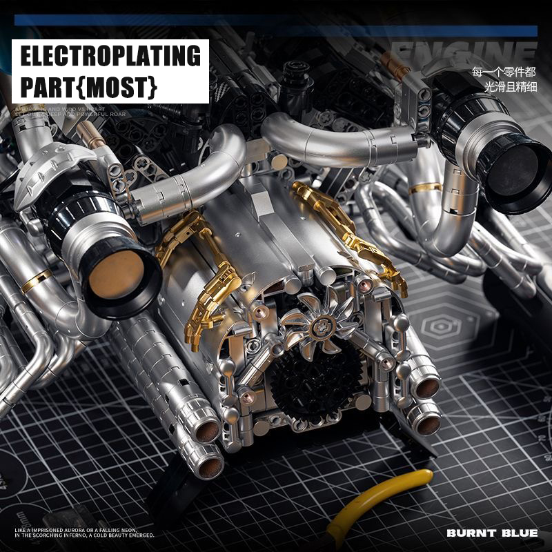 ชุดตัวต่อเครื่องยนต์ MOC Super - Model Kit Engine บทวิจารณ์และราคา