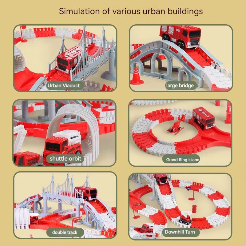 Fire Engine TRACK ประกอบรถวิศว - Model Kit Engine บทวิจารณ์และราคา