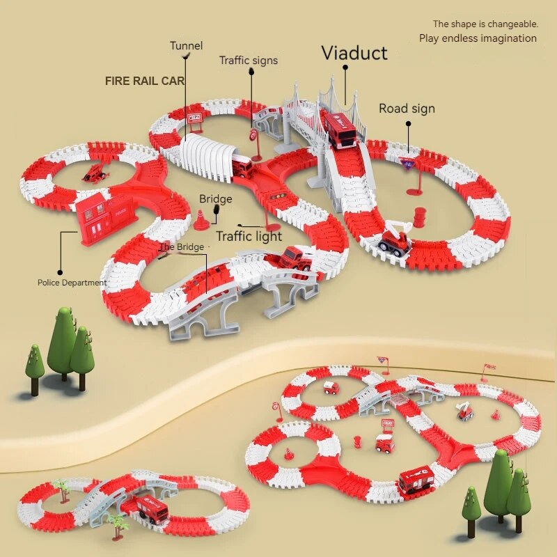 Fire Engine TRACK ประกอบรถวิศว - Model Kit Engine บทวิจารณ์และราคา